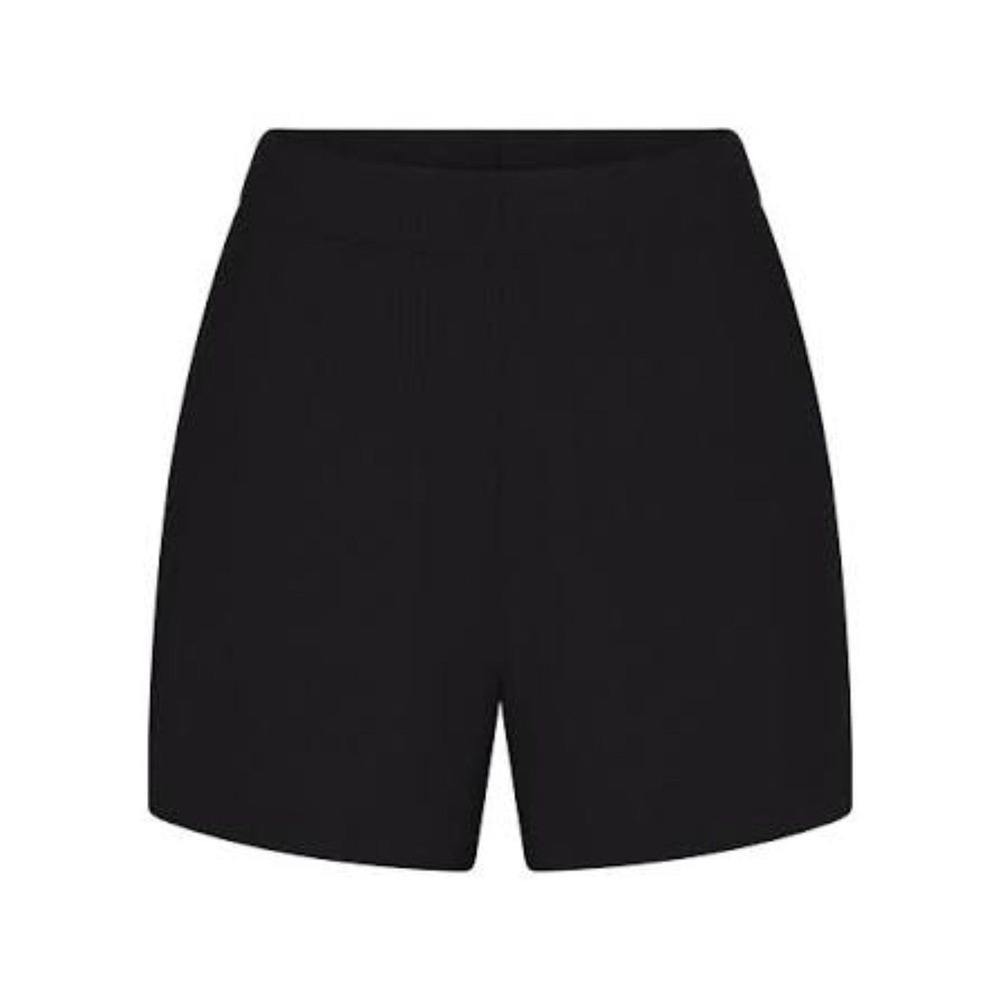 SKIMS Soft Lounge Boxer Shorts - Onyx Black (S)